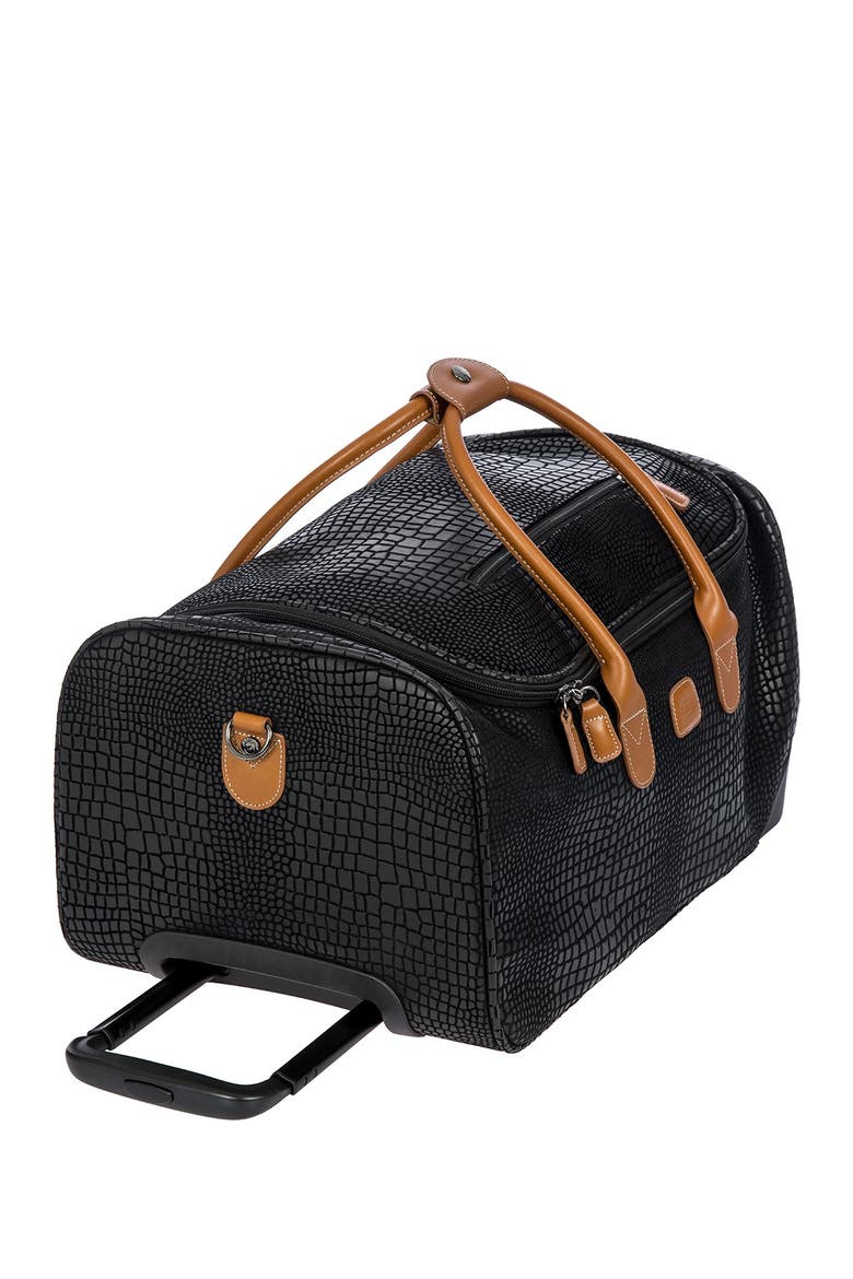 My Safari 21" Rolling Duffle Bag, Alternate, color, BLACK