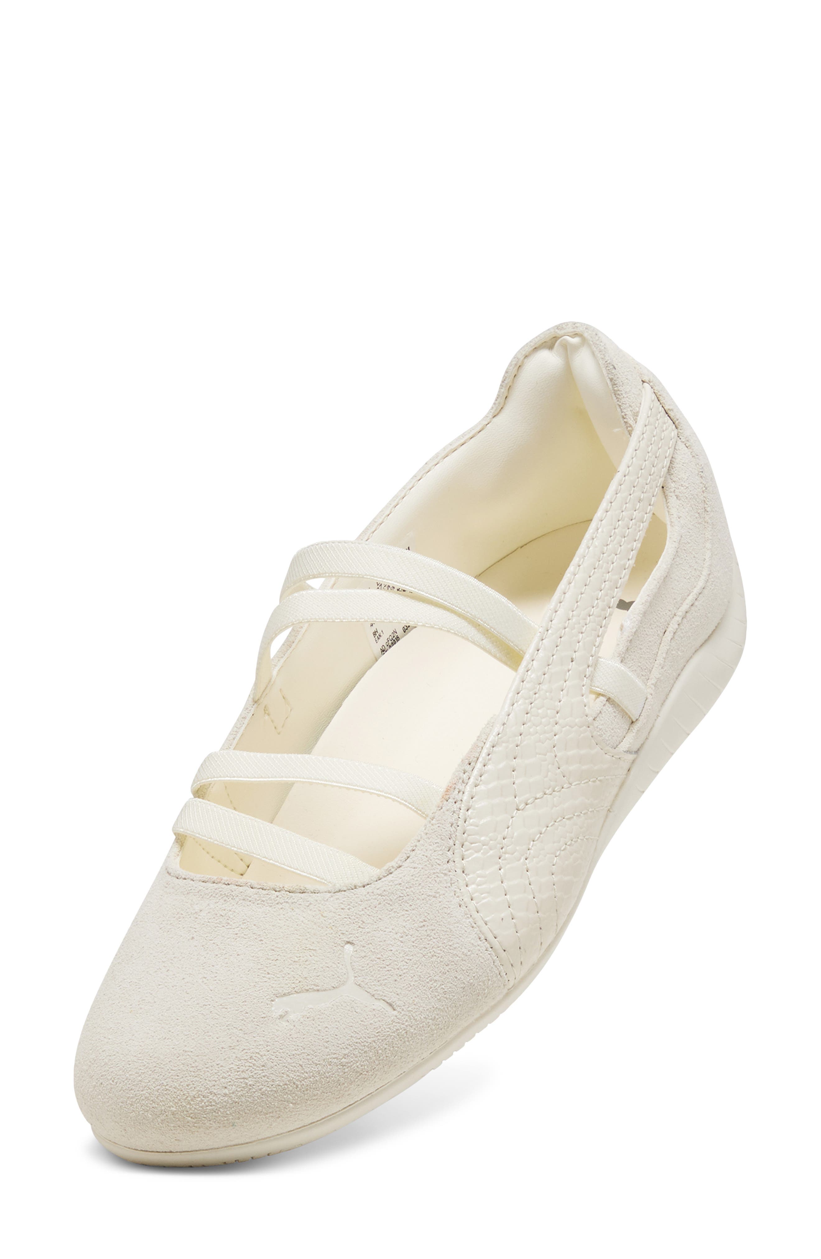PUMA Speedcat Ballet Python II Sneaker, Alternate, color, Alpine Snow/ Warm White