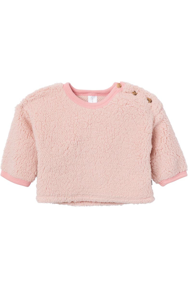 Modern Moments<sup>™</sup> by Gerber Microfleece Drop Shoulder Top & Pant Set, Alternate, color, Light Pink