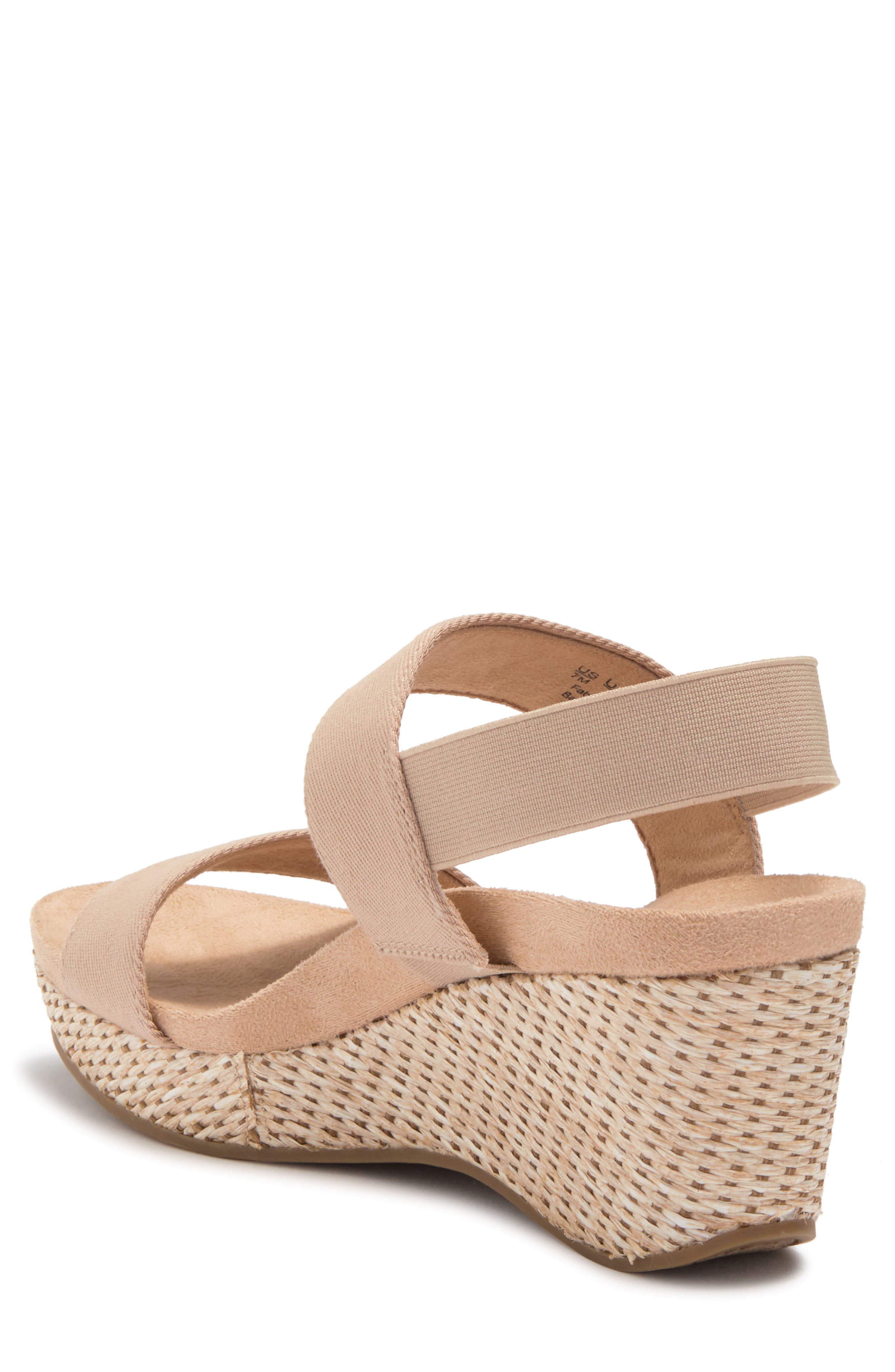 Delta Wedge Sandal - Wide Width Available, Alternate, color, TAUPE