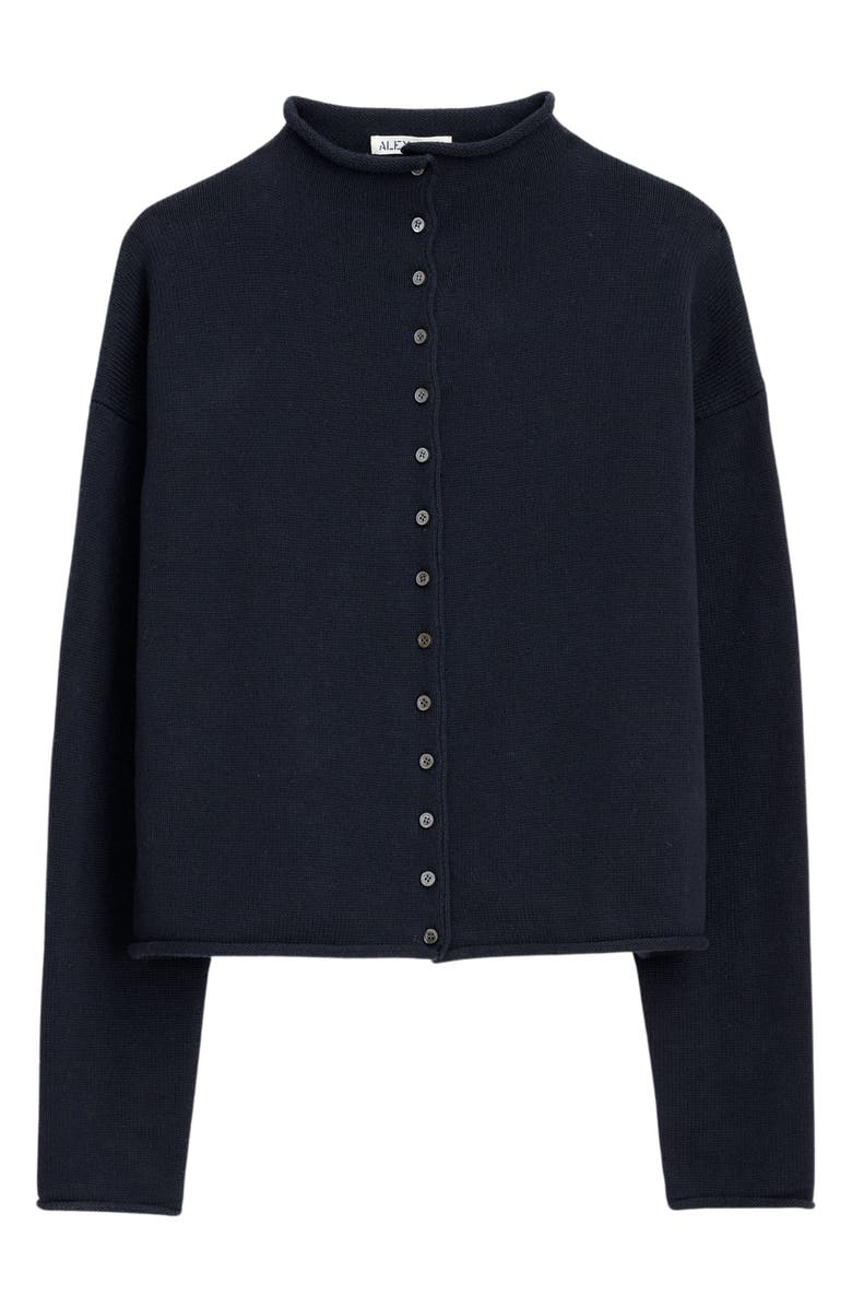 Alex Mill Taylor Cotton & Cashmere Cardigan, Alternate, color, Navy