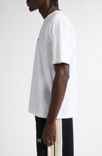 Palm Angels Classic Logo Slim Fit Cotton Graphic T-Shirt