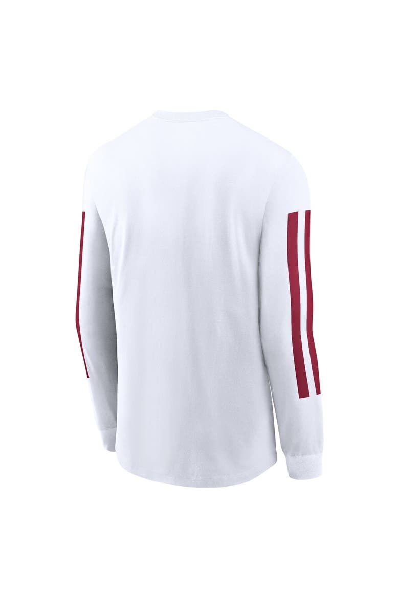 Men's Jordan Brand White Oklahoma Sooners Local Spirit Slogan Long Sleeve T-Shirt, Alternate, color, White