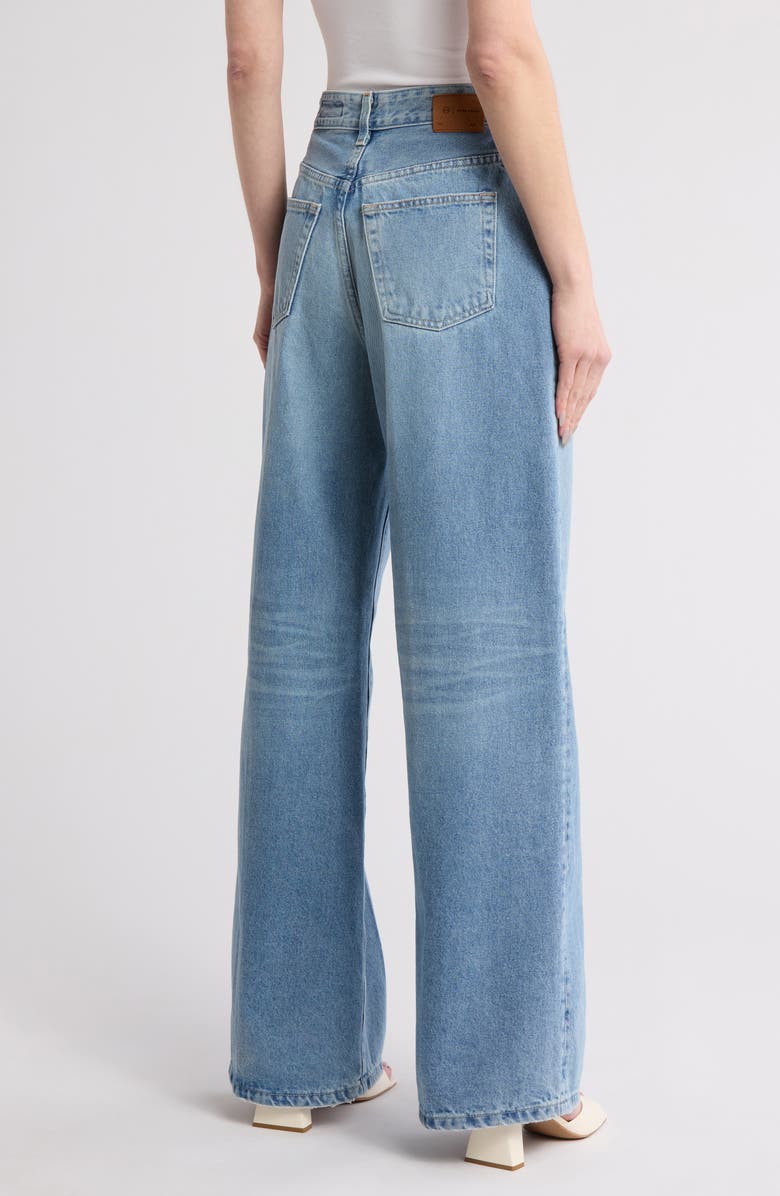 AG Deven High Waist Wide Leg Jeans, Alternate, color, 17 Years West Lake