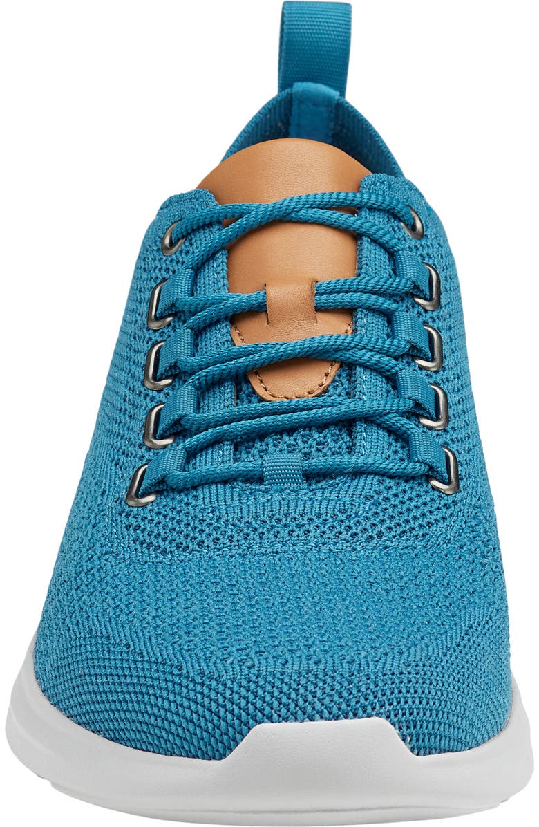 Johnston & Murphy Amherst Knit Sneaker, Alternate, color, Blue Knit