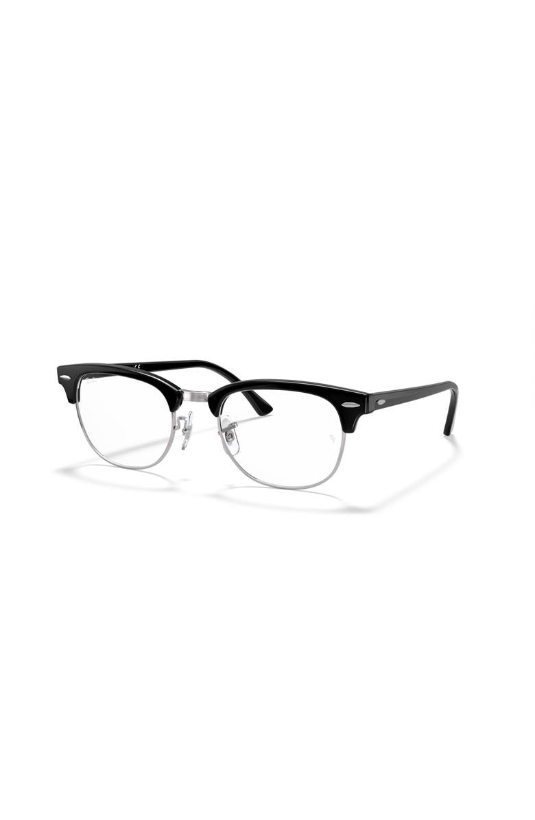 Ray-Ban 53mm Square optical glasses, Main, color, Black