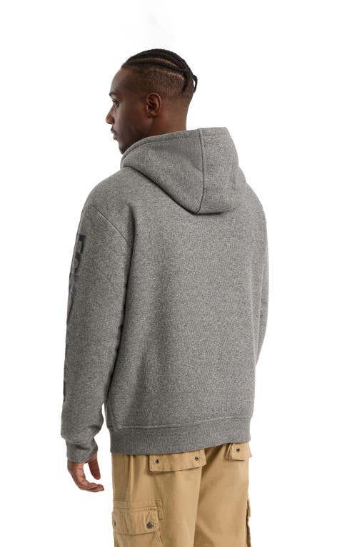 Ecko Unltd One Hit Faux Shearling Hoodie In Grey Marled