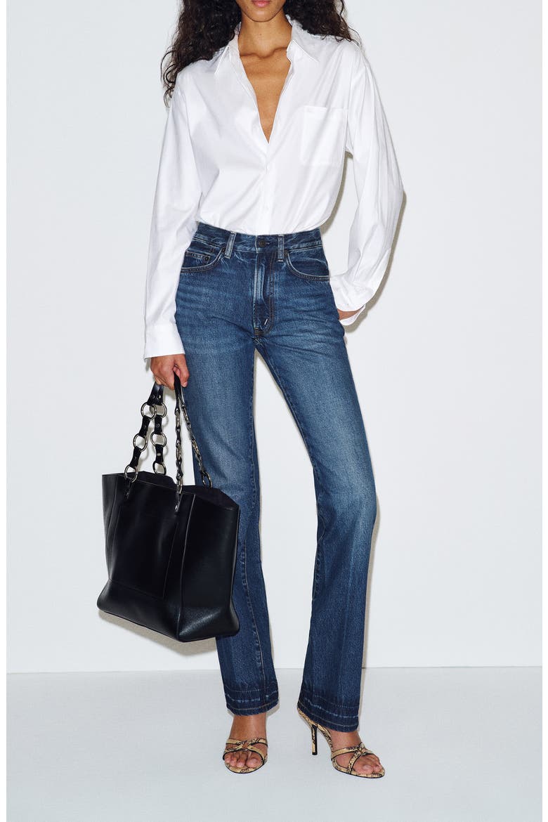 Alexa Chung High Waist Straight Leg Jeans, Alternate, color, SCORPIO SUN