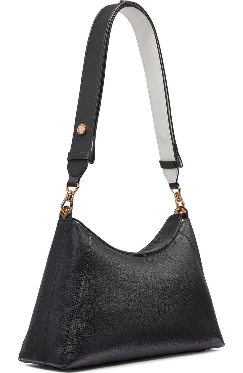 KARL LAGERFELD PARIS Nikole Crossbody Bag, Alternate, color, Black/ Gold