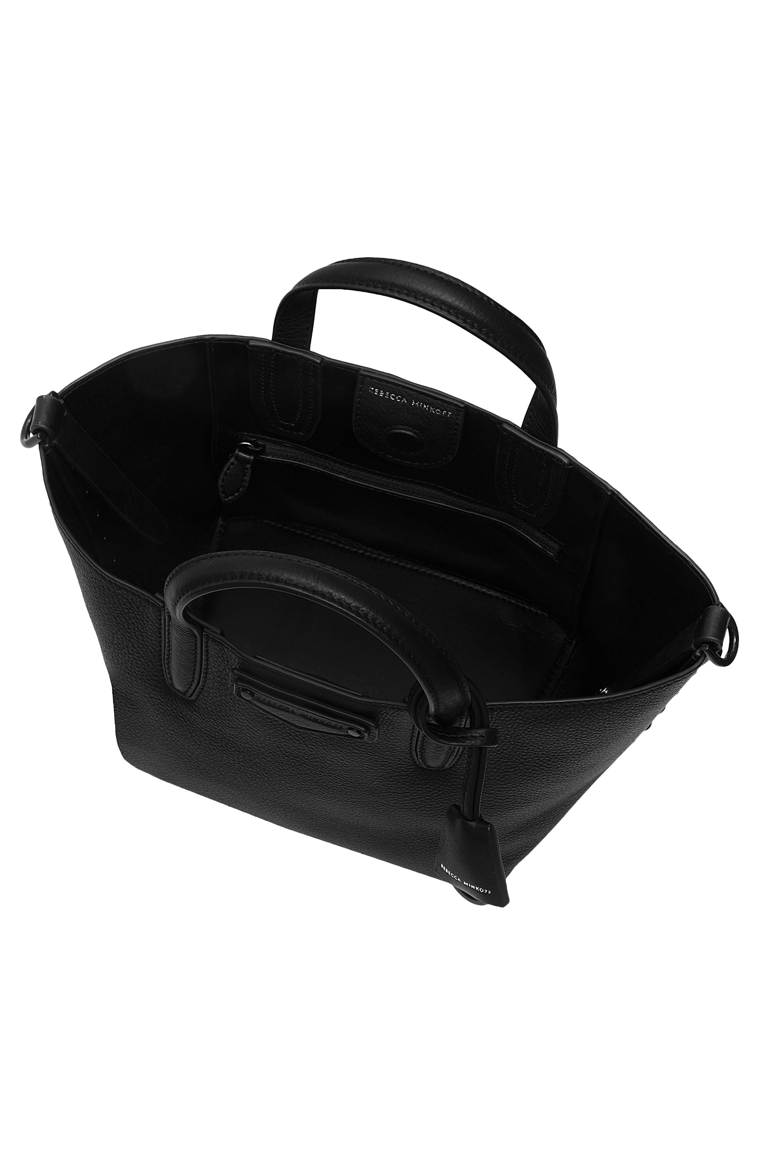 Rebecca Minkoff Small Riley Tote, Alternate, color, Black