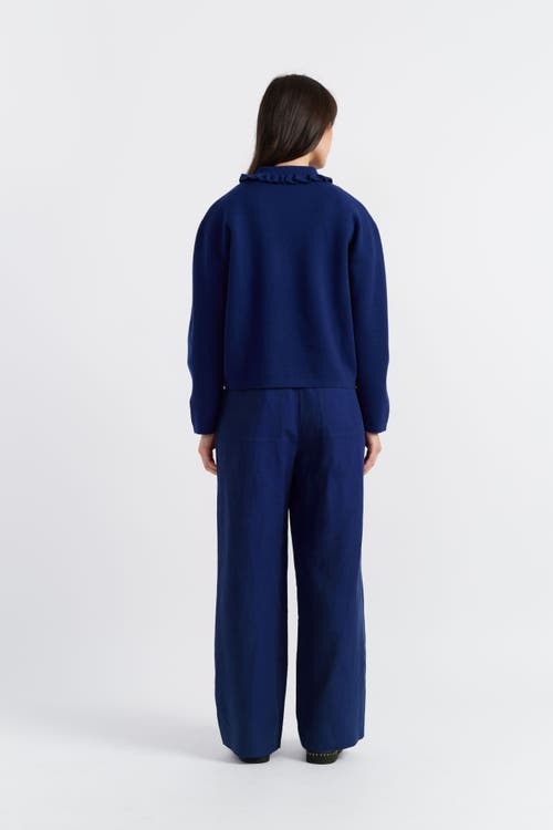 Chinti & Parker Sea Breeze Jacket In Admiral Blue
