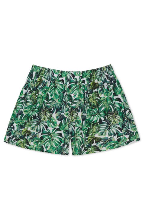 Organic Cotton Monstera Boxer Short