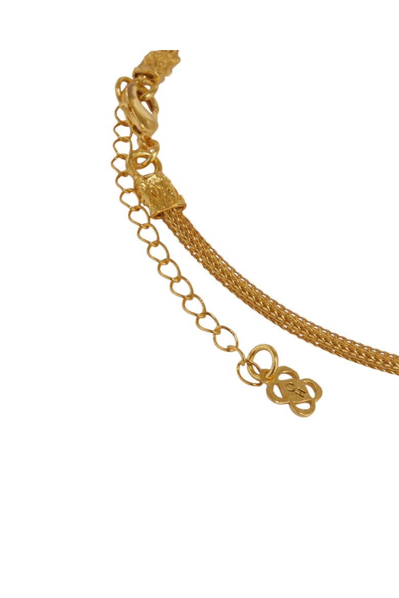 Daphne Turquoise Chain Necklace, Alternate, color, Gold