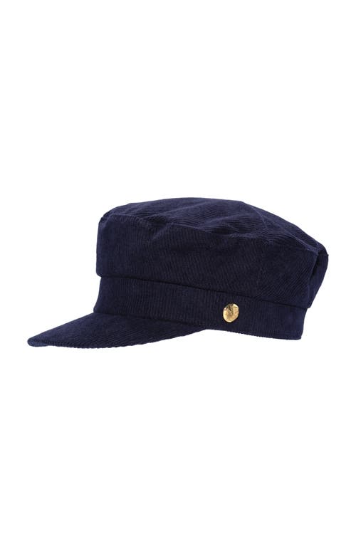Lauren Ralplh Lauren Corduroy Brim Cap In Blue