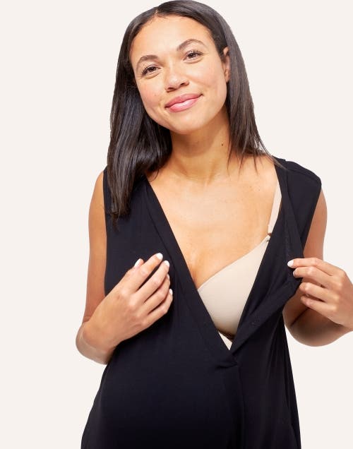 Nom Maternity Everyday Jumpsuit In Black