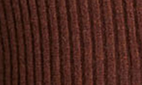 Shop Vince Cashmere & Silk Rib Cardigan In Deep Rosewood
