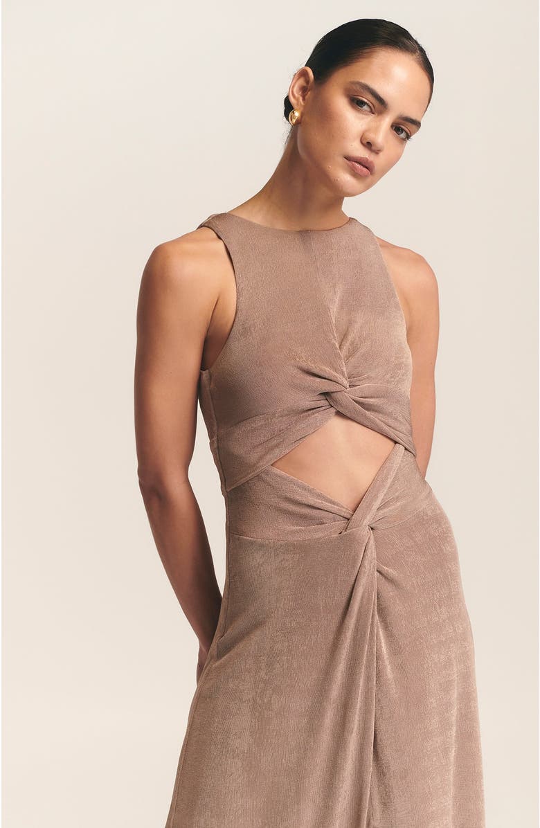 ST MRLO Malia Maxi Dress, Alternate, color, Mocha