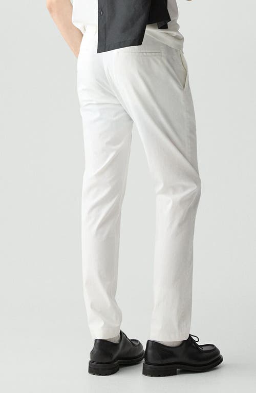 Theory Zaine Precision Ponte Knit Pants In White