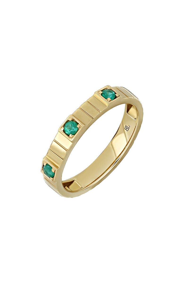 Bony Levy El Mar Emerald Band Ring, Main, color,