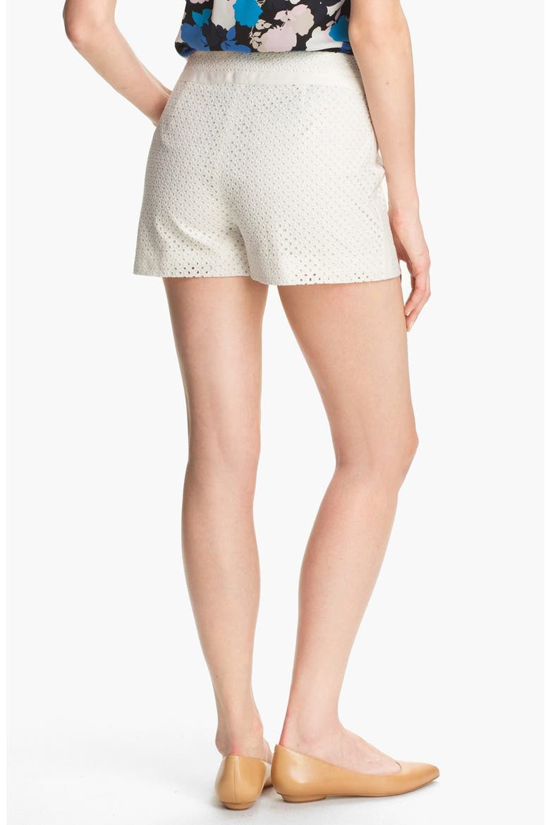 Eyelet Shorts, Alternate, color, IVORY
