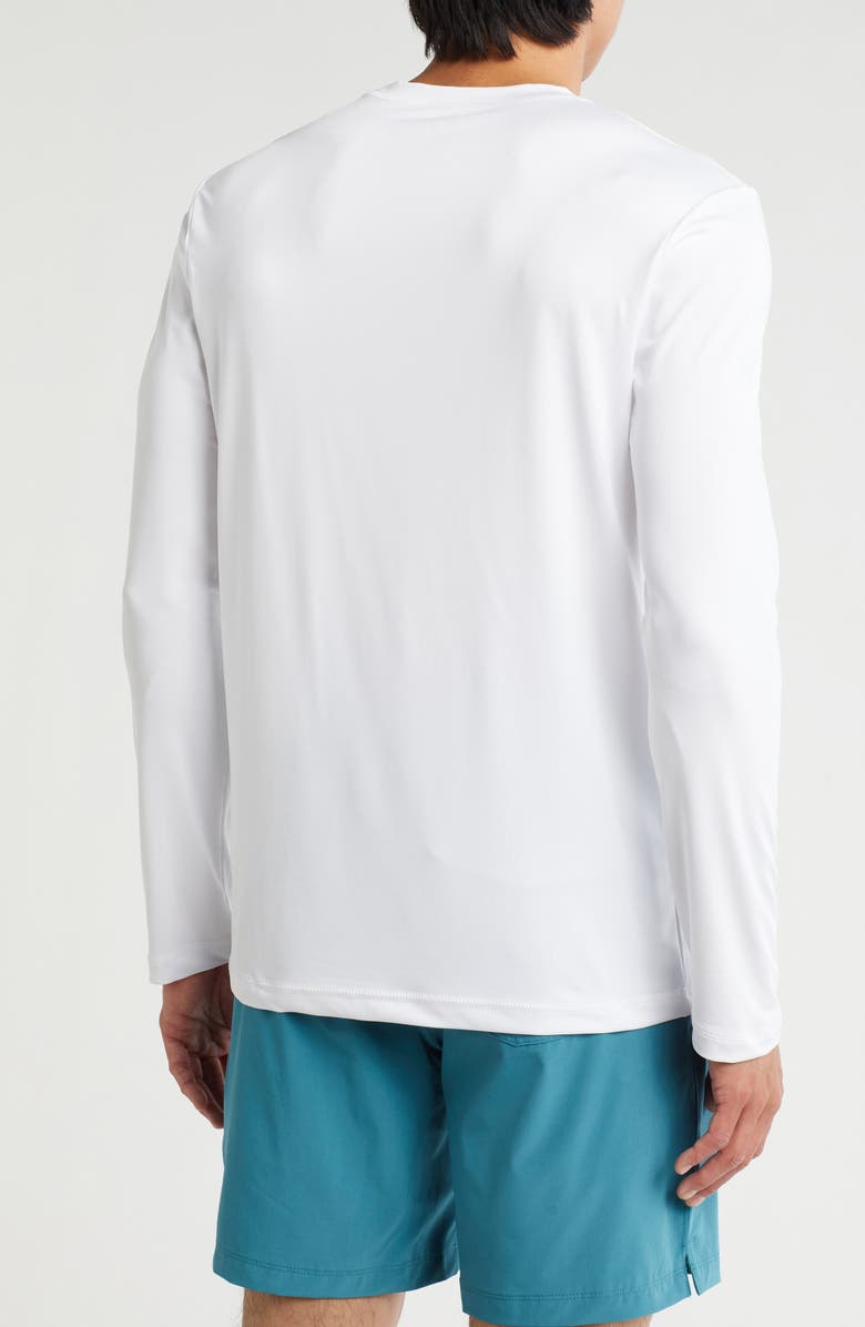 Hurley Long Sleeve UPF 50+ T-Shirt, Alternate, color, White Traditional