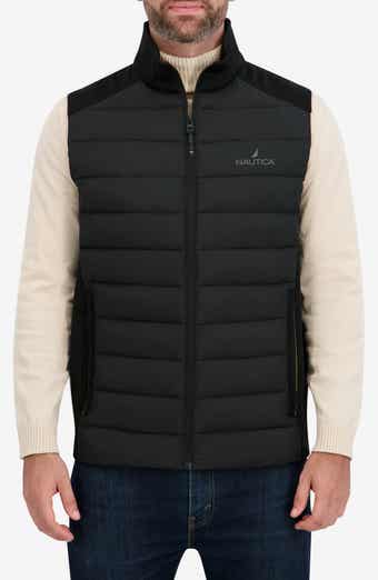 Nautica Transitional Mixed Media Puffer Vest