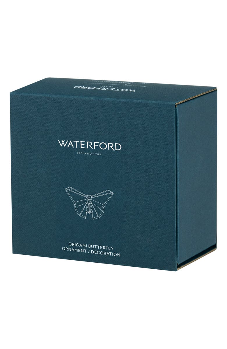 Waterford Origami Butterfly Crystal Ornament, Alternate, color, 