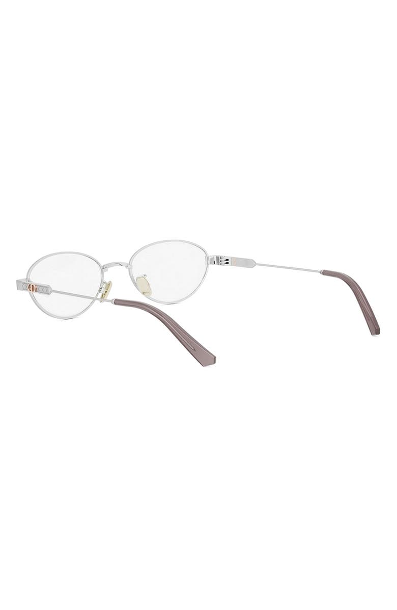 DIOR Cannageo B3U 51mm Oval Glasses, Alternate, color, 