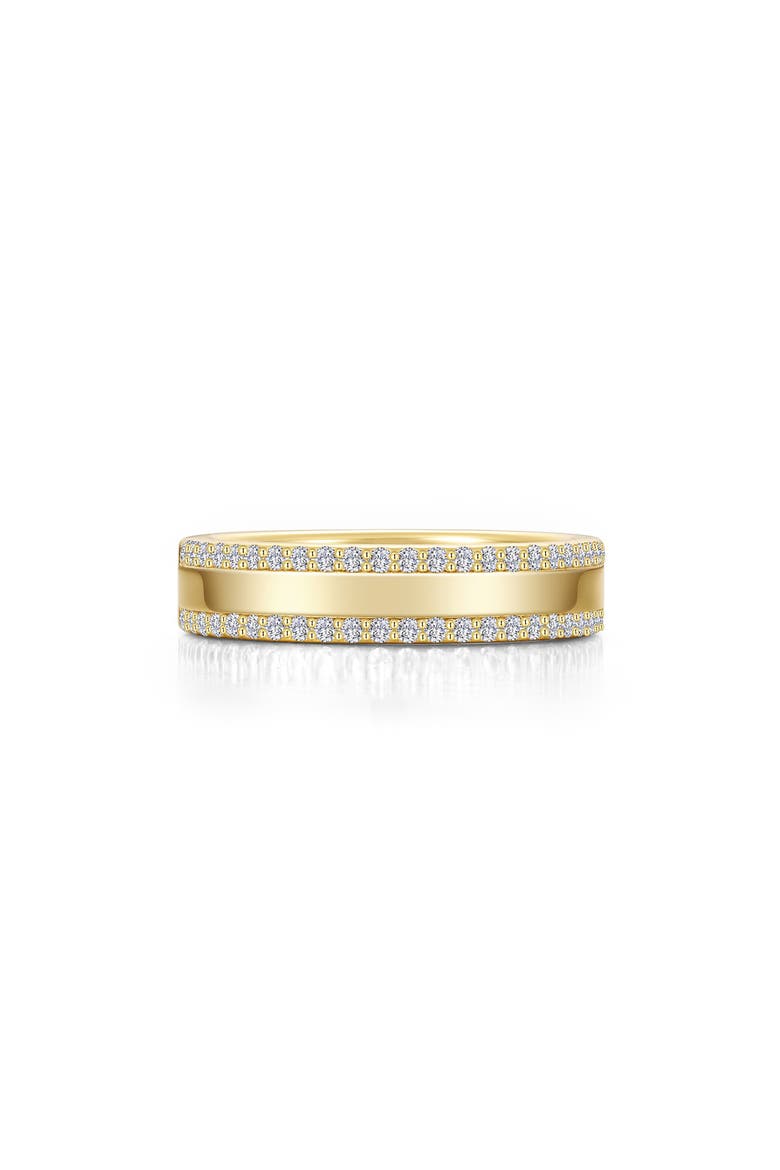 Simulated Diamond Eternity Band Ring, Main, color, WHITE GOLD