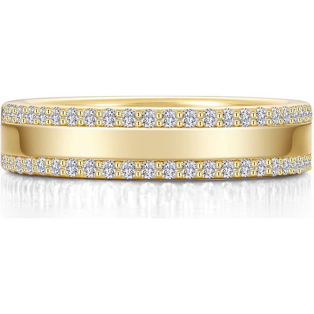 Lafonn Simulated Diamond Eternity Band Ring in White Gold