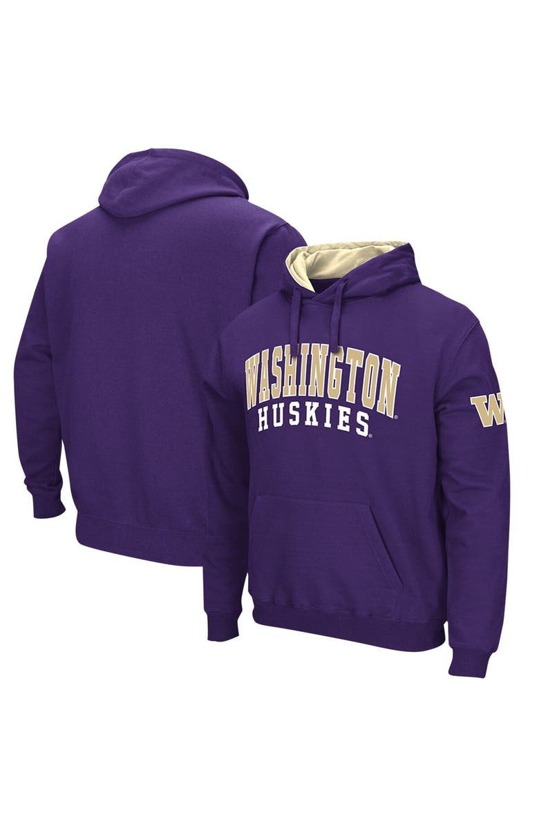 COLOSSEUM Men's Colosseum Purple Washington Huskies Double Arch Pullover Hoodie, Main, color, Purple