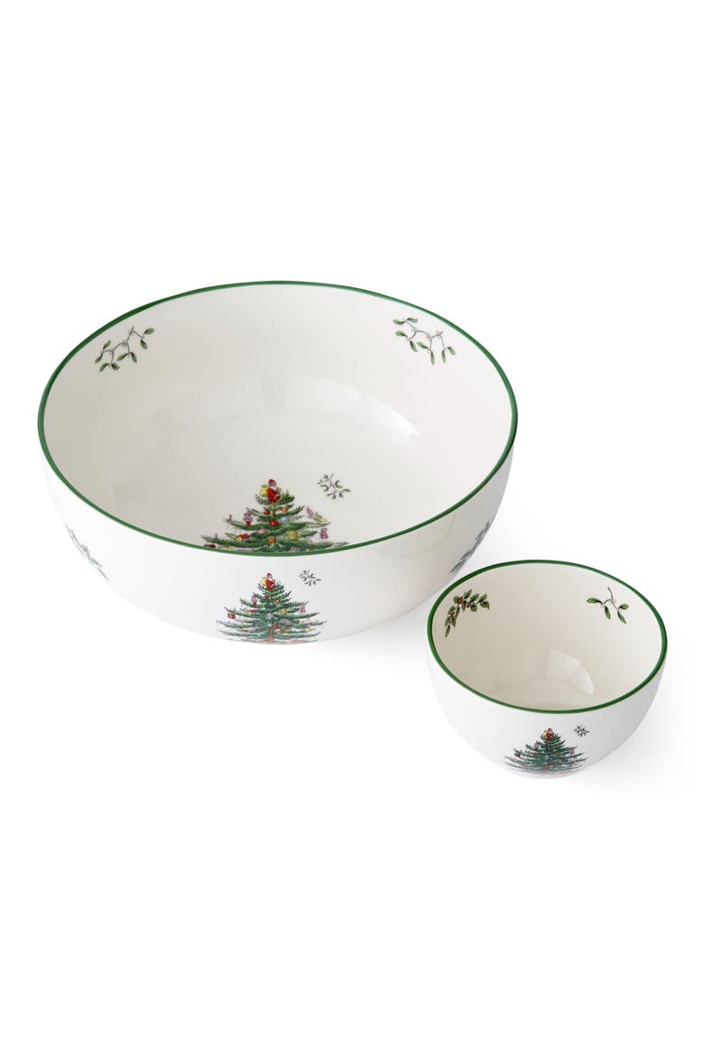Christmas Tree Tiered Chip & Dip Set, Alternate, color, GREEN