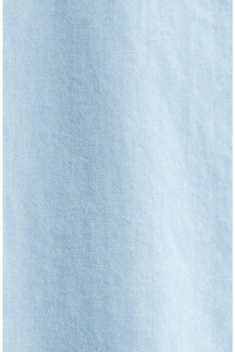 Crown Crafted Elio Cotton Button-Up Shirt, Alternate, color, LIGHT INDIGO