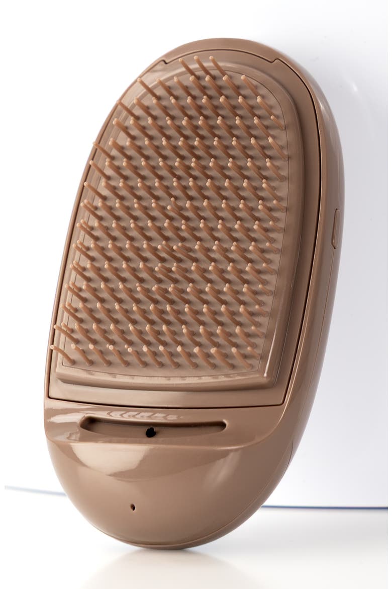 Detangling Massage Brush with Negative Ion Technology, Alternate, color, Mocha