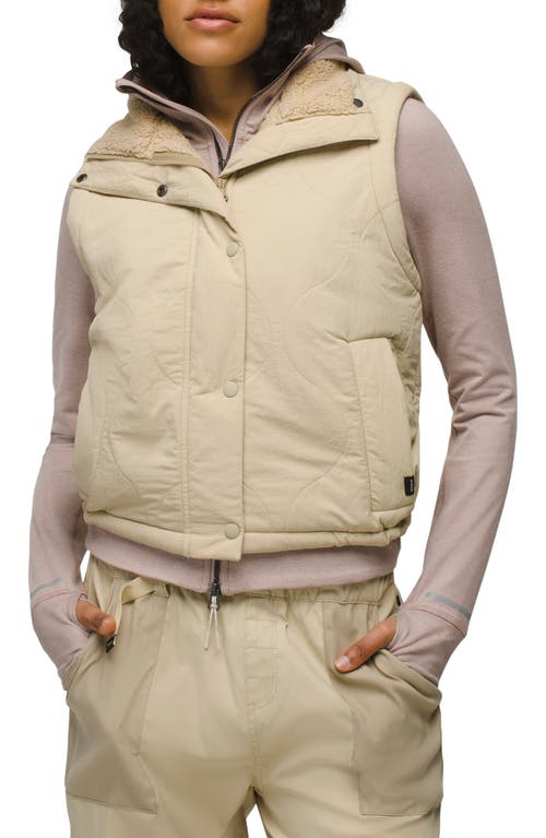 prAna Encinitas Quilted Vest in Sandstone 