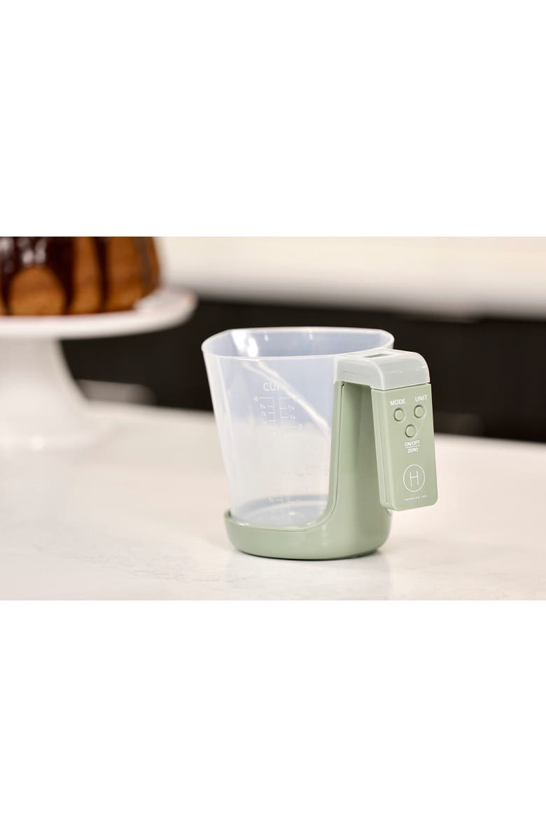 Henning Lee Digital 4 Cup Measuring Cup and Scale, Alternate, color, Blue