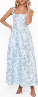 Petal & Pup Marcelline Floral Brocade Cocktail Dress