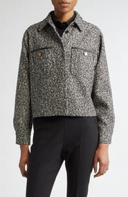 Max Mara Demien Wool Blend Tweed Jacket