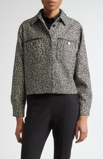 新作 *MAXMARA* Demien ツイードジャケット グレー Max Mara Demien Wool Blend Tweed Jacket | Nordstrom