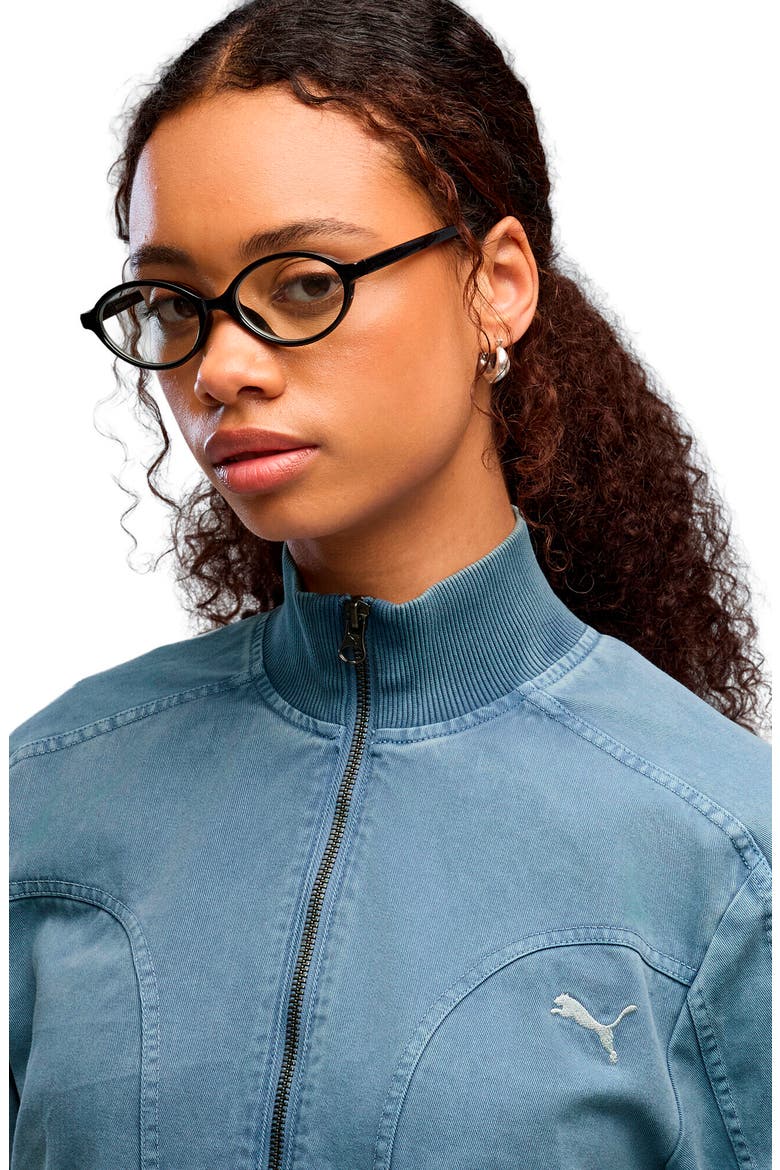 Future Twill Track Jacket, Alternate, color, COOL BLUE