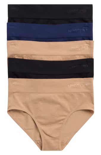 5-Pack Cotton Comfort Seamless Hipster Briefs