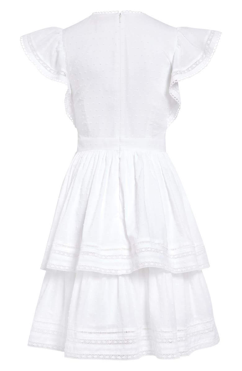 Rachel Parcell Tiered Fit & Flare Dress, Alternate, color, 