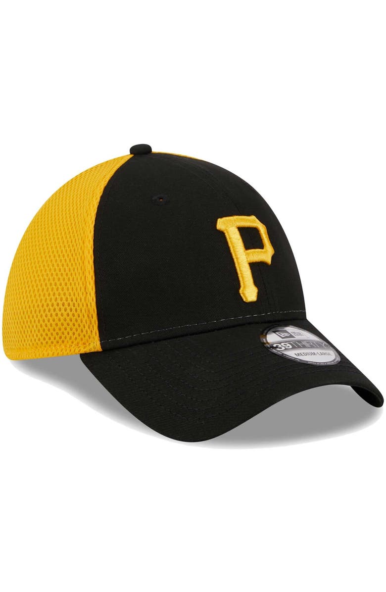New Era Men's New Era Black Pittsburgh Pirates Team Neo 39THIRTY Flex Hat, Alternate, color, Black