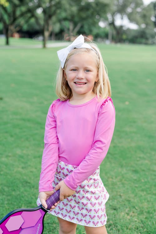 LILA AND HAYES LILA AND HAYES MARGOT GIRLS' TIERED SKIRT BY LH SPORT