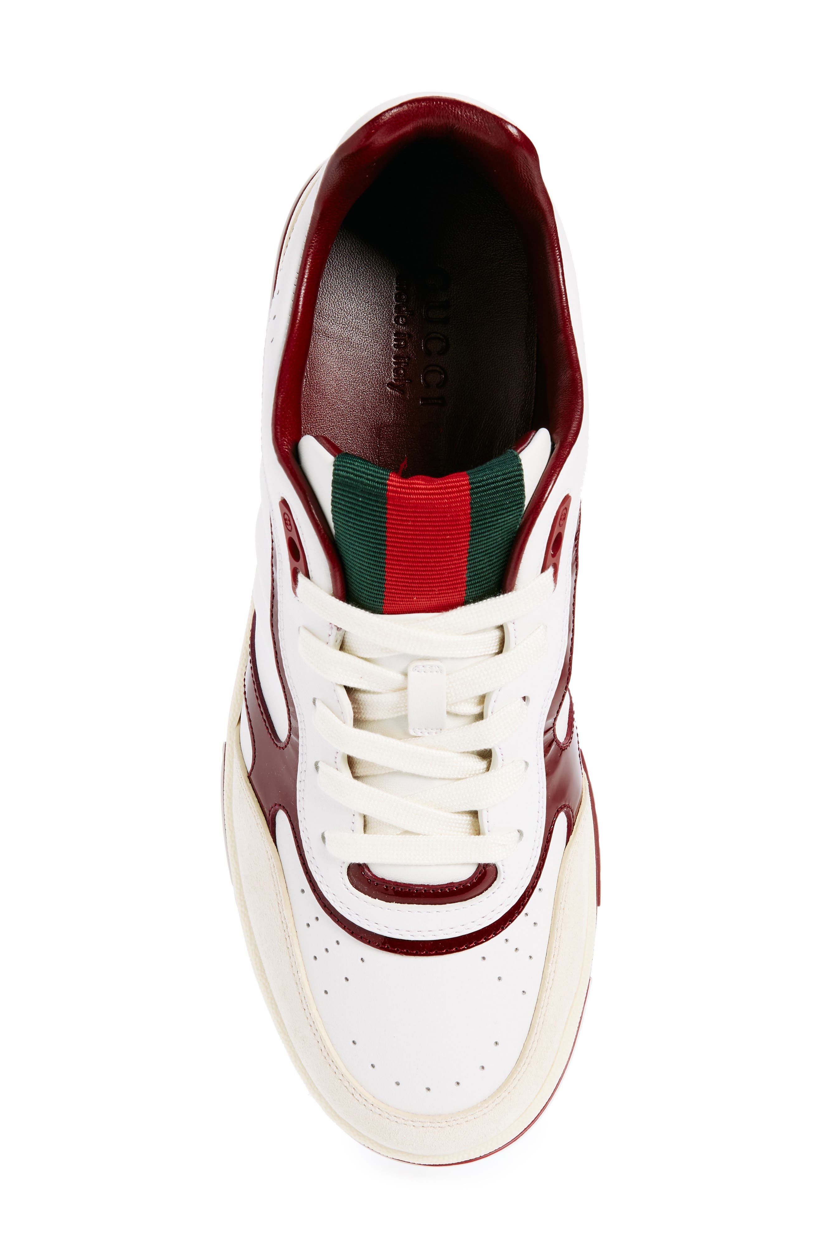 Gucci Re-Web Low Top Sneaker, Alternate, color, 