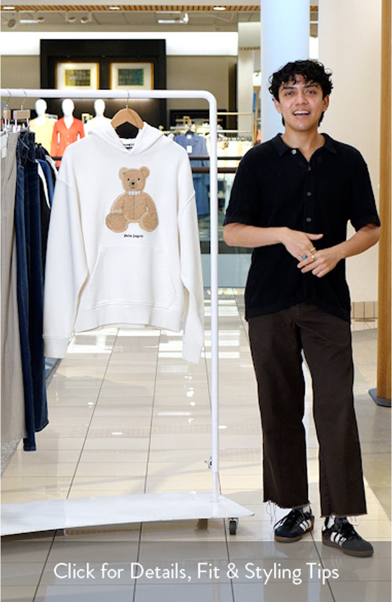 Bear Regular Fit Stretch Cotton Hoodie, sales video thumbnail