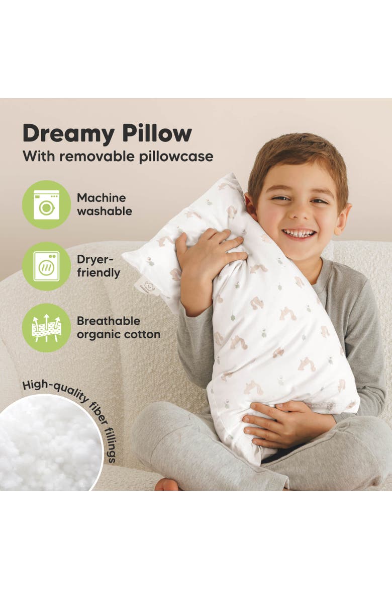 Buddy Toddler Pillow, Alternate, color, Nibbles