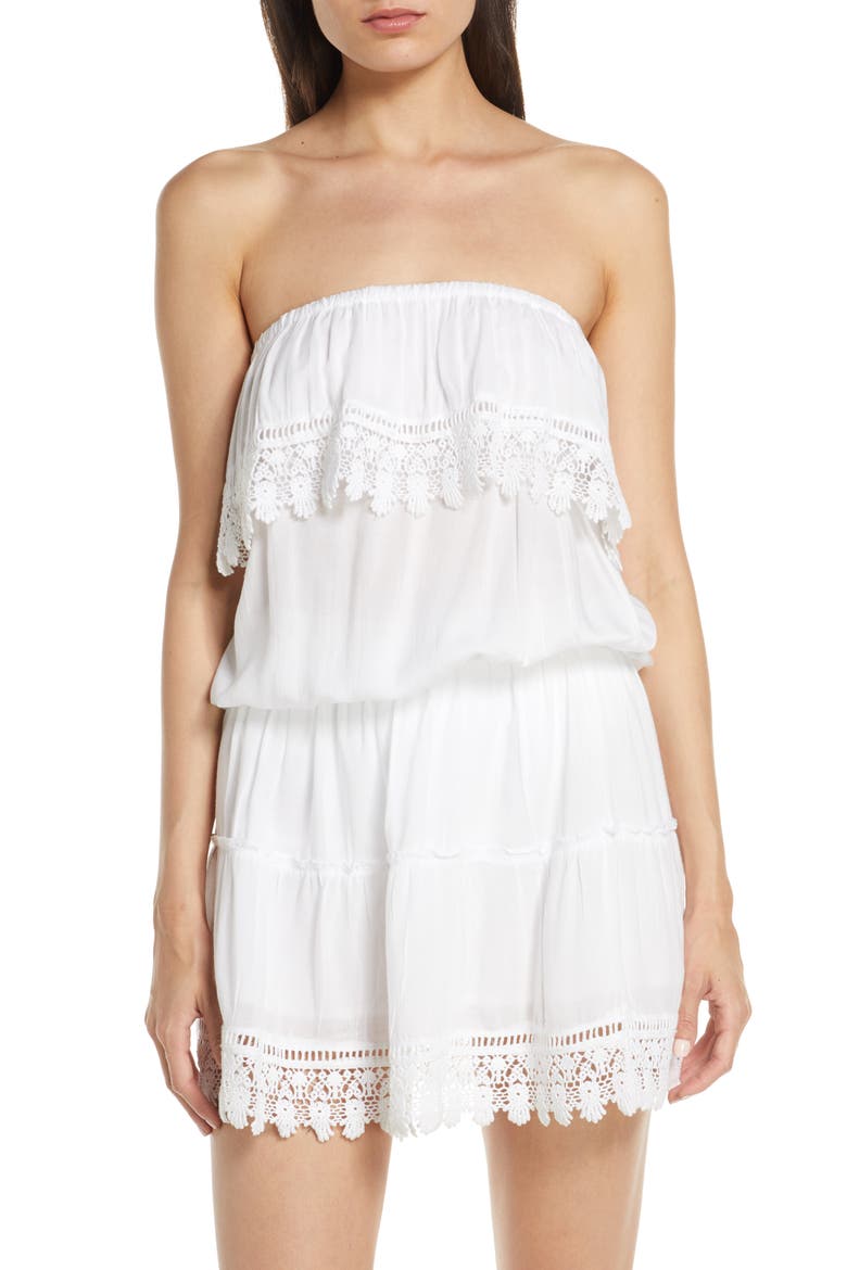 Joy Cover-Up Dress (Nordstrom Exclusive), Main, color, WHITE