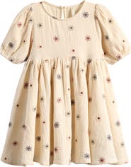 Rylee + Cru Rose Floral Embroidered Dress