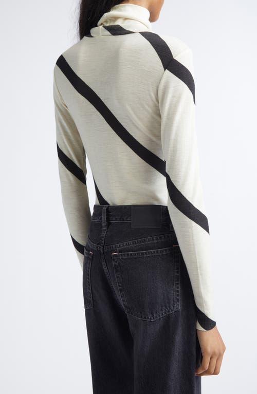 Marimekko Vilina Basso Wool Mock Neck Top In Multi